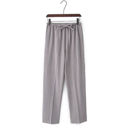 Buycenter Men's Linen Casual Pants - Oversized, Lightweight for Spring - Buy Center US