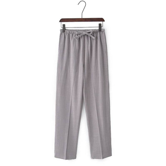 Buycenter Men's Linen Casual Pants - Oversized, Lightweight for Spring - Buy Center US