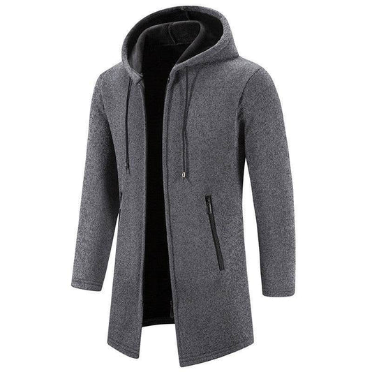 Buycenter Men's Casual Hooded Zipper Cardigan - Plus Size & Stylish - Buy Center US