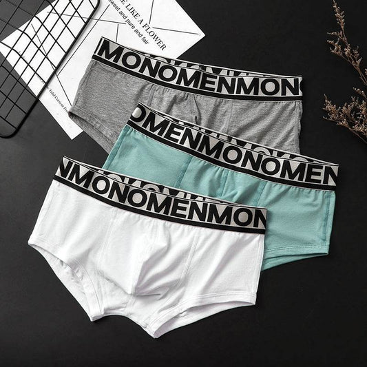 Buycenter Men's Classic Low Waist Boxers - Breathable Cotton Underwear - Buy Center US