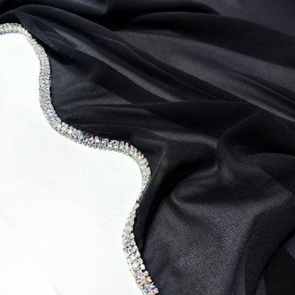 Light Diamond Chiffon Scarves for Women - Elegant Toe-Covered Fashion Accessory - Buy Center US