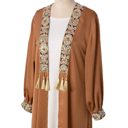 Buycenter Women's Two-Piece Cardigan Set - Tassel Pendant Robe for Style - Buy Center US