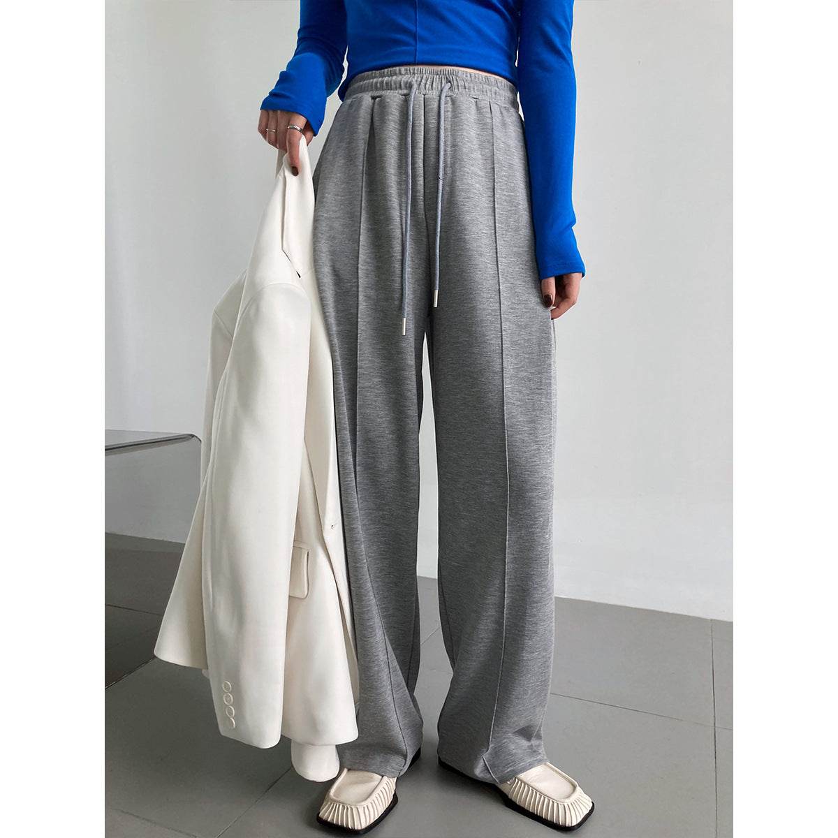 Women's Loose Air Layer Sports Trousers - Casual High Elastic Waist - Buy Center US