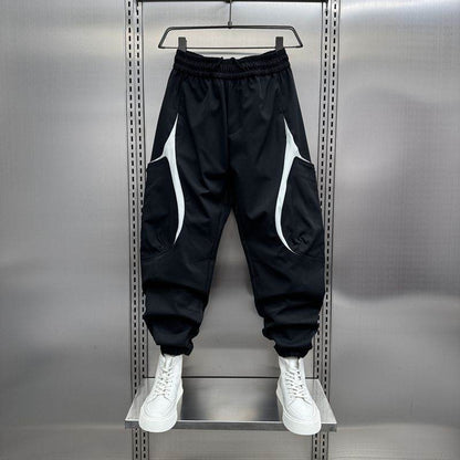 Men's Korean Style Outdoor Overalls - Spring and Autumn Solid Pants - Buy Center US