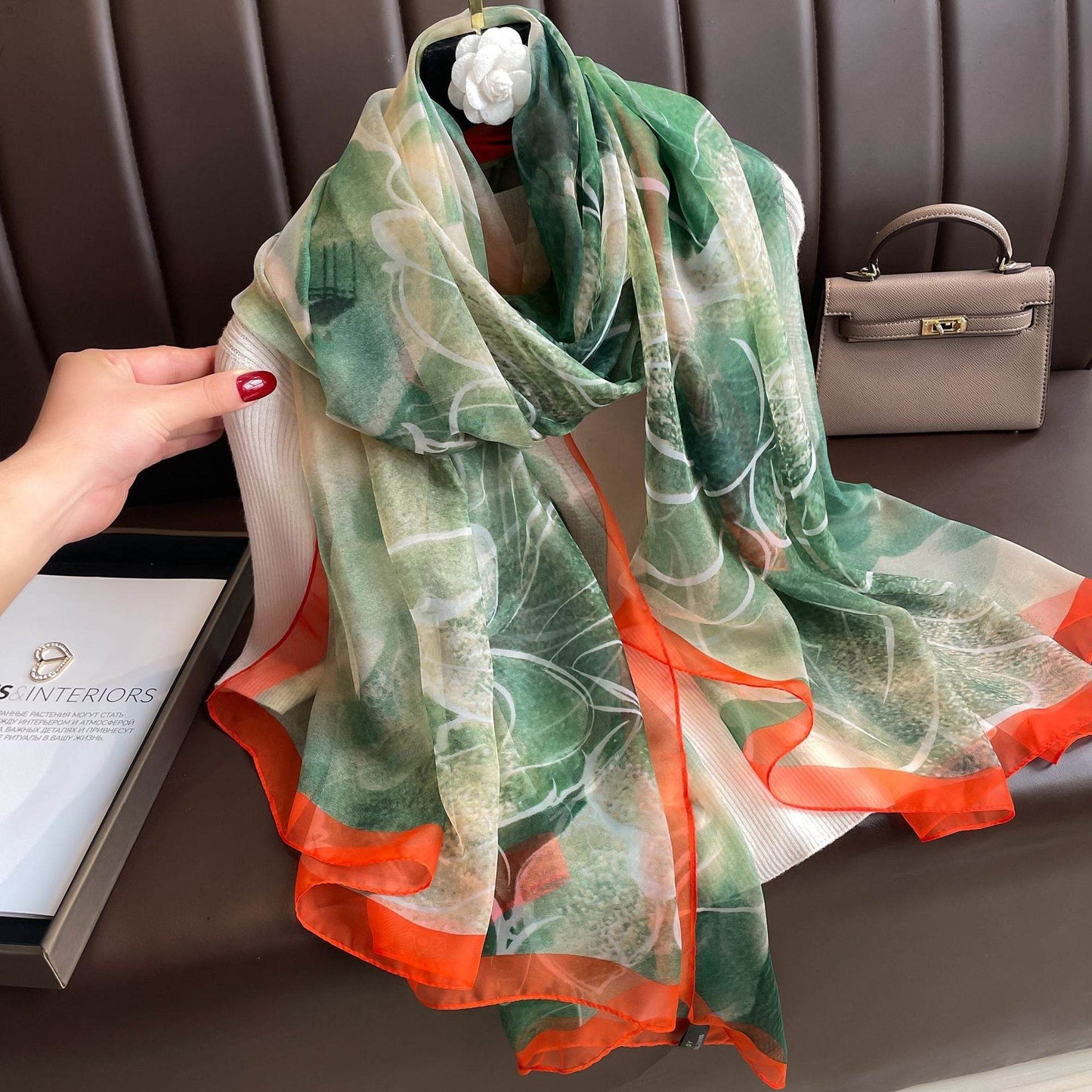 Thin Yourou Begonia Scarf Shawl - Elegant Summer Polyester Wrap - Buy Center US
