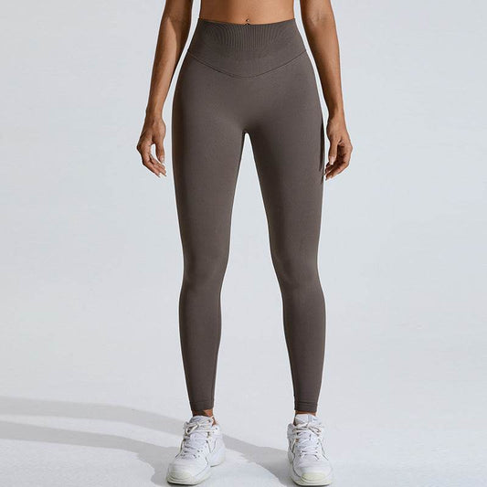 Seamless Peach Hip Raise Yoga Pants - Stylish Fitness Leggings for All Activities - Buy Center US