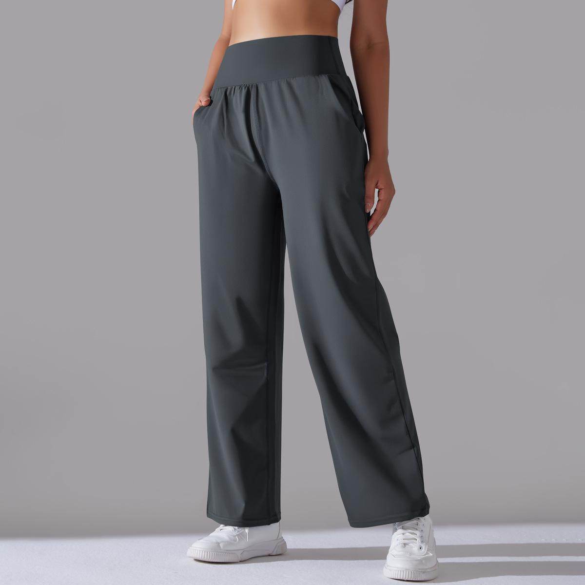 Women's Loose Wide Leg Yoga Pants - Comfortable, Stylish for Running - Buy Center US