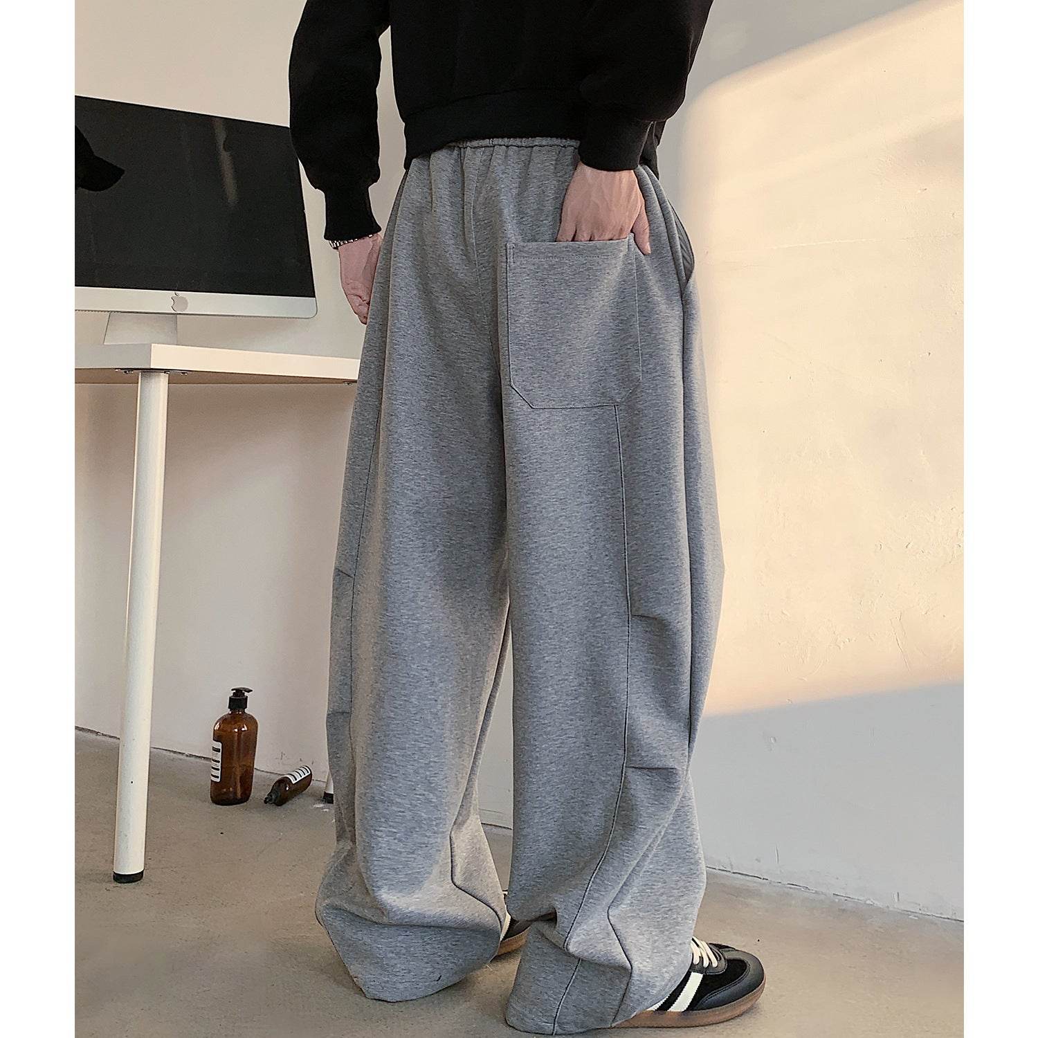 Buycenter Plus Size Fleece-lined Track Pants - Loose Fit, Cozy Comfort - Buy Center US