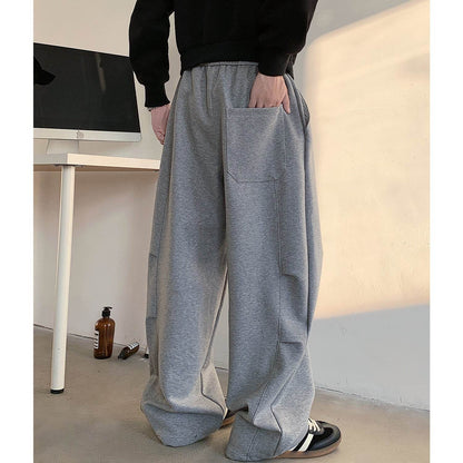 Buycenter Plus Size Fleece-lined Track Pants - Loose Fit, Cozy Comfort - Buy Center US