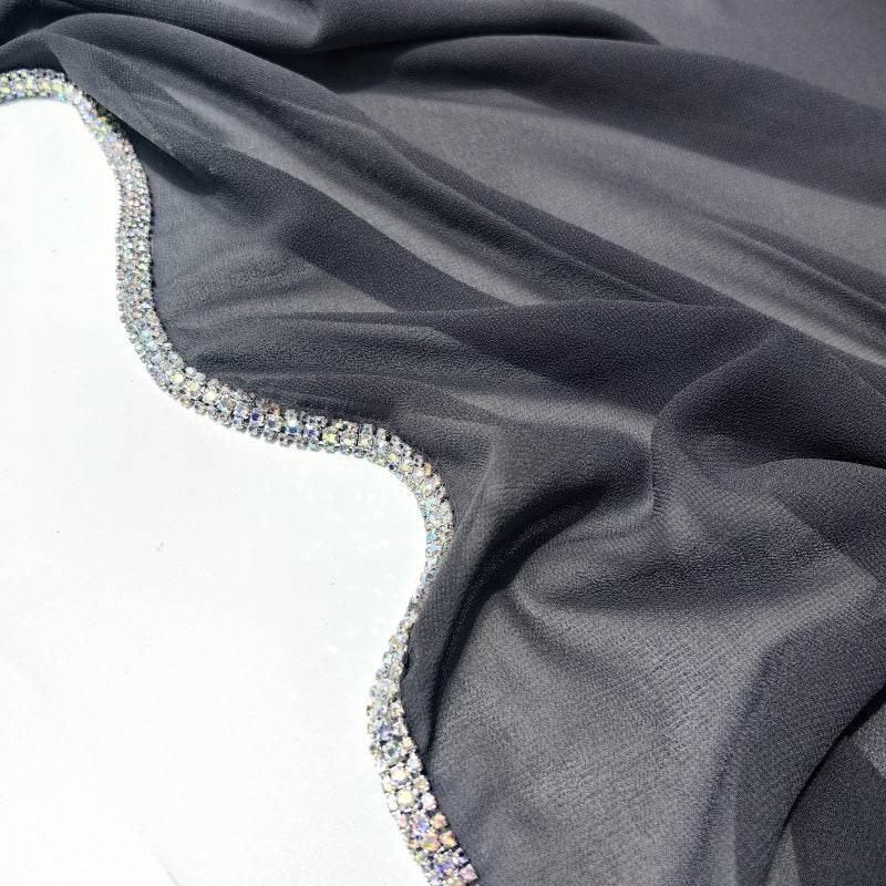 Light Diamond Chiffon Scarves for Women - Elegant Toe-Covered Fashion Accessory - Buy Center US