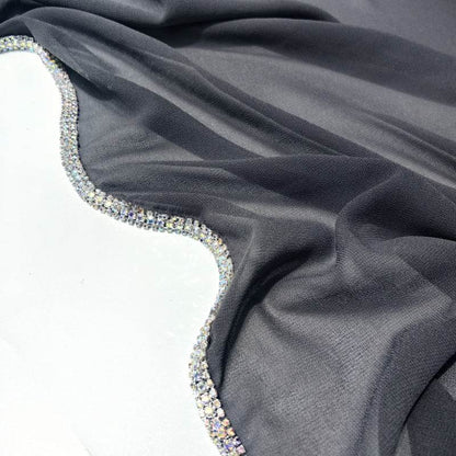 Light Diamond Chiffon Scarves for Women - Elegant Toe-Covered Fashion Accessory - Buy Center US
