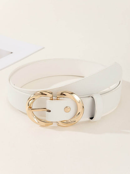 Women's Unique Exquisite Belt - Adjustable Imitation Leather, Snap Button - Buy Center US