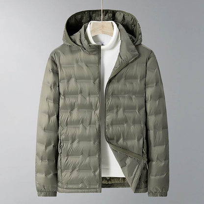 Buycenter Graphene Hooded Down Jacket - Sports Casual, Multiple Sizes - Buy Center US