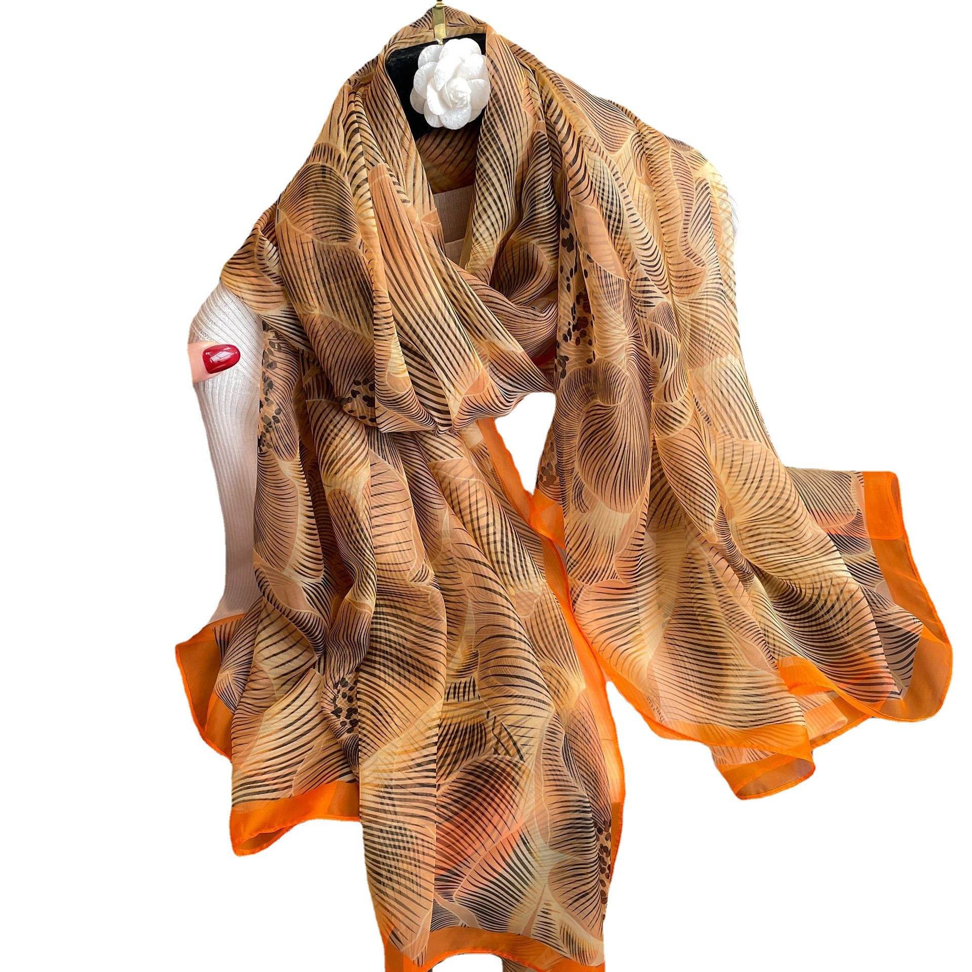Thin Yourou Begonia Scarf Shawl - Elegant Summer Polyester Wrap - Buy Center US