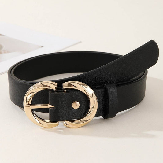 Women's Unique Exquisite Belt - Adjustable Imitation Leather, Snap Button - Buy Center US
