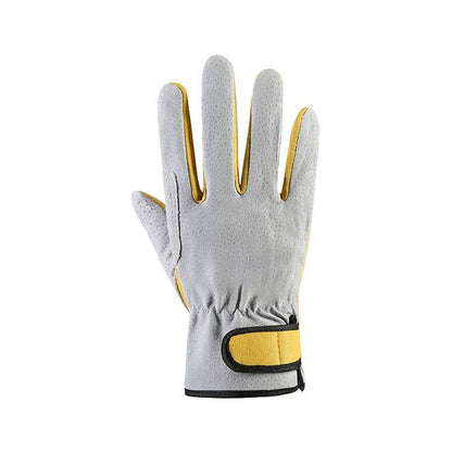 Buycenter Short Arc-Welder's Gloves - Leather Labor Protection Gear - Buy Center US