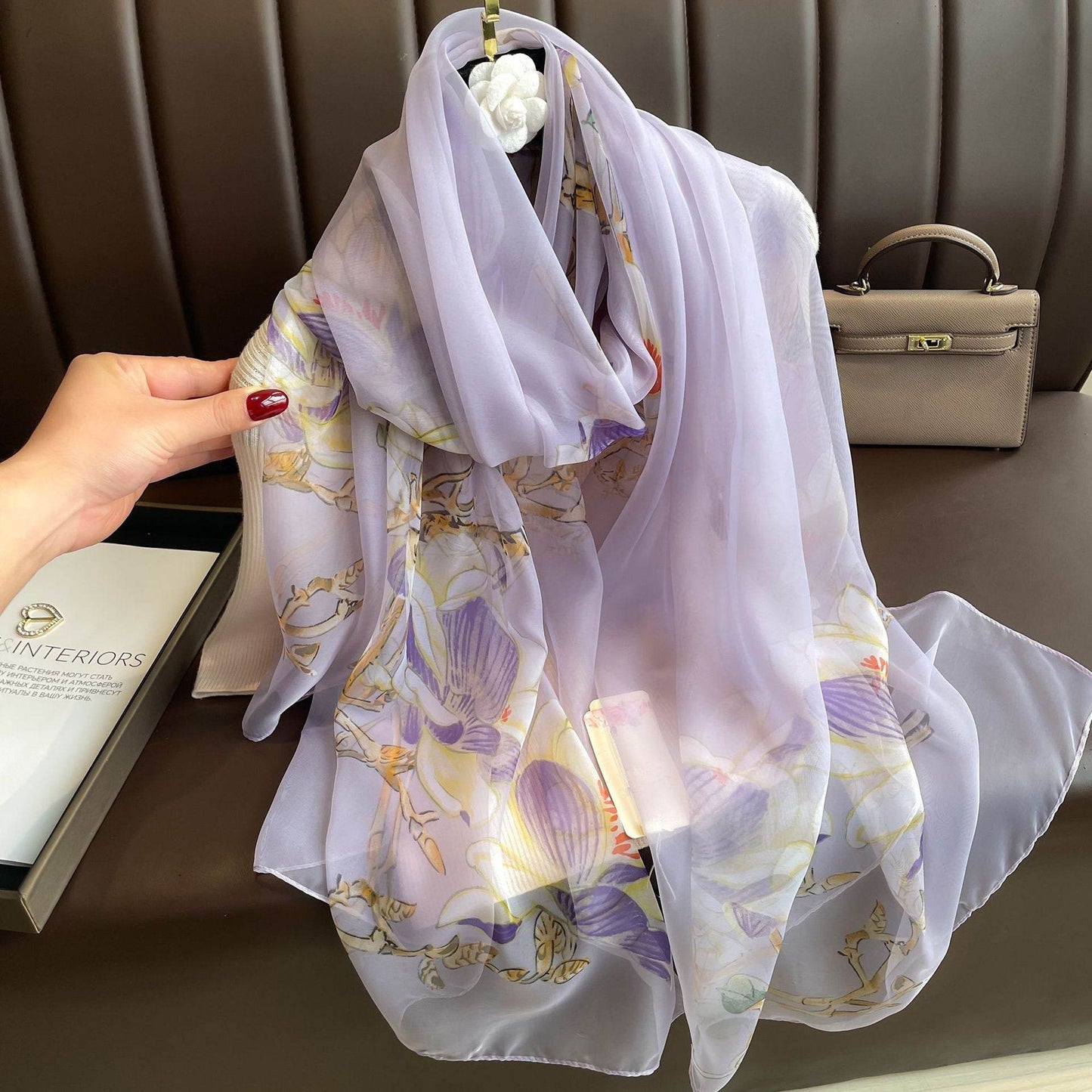 Thin Yourou Begonia Scarf Shawl - Elegant Summer Polyester Wrap - Buy Center US