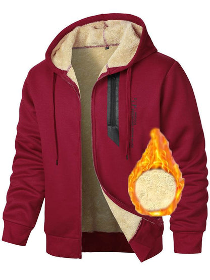 Buycenter Fleece-Lined Men's Sweater - Thickened for Autumn & Winter Comfort - Buy Center US