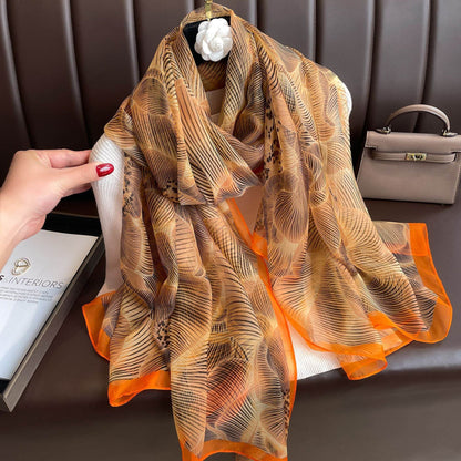 Thin Yourou Begonia Scarf Shawl - Elegant Summer Polyester Wrap - Buy Center US