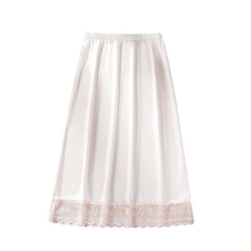Urban Style Anti-Exposure Half-Length Slip Dress - Long A-Line Skirt - Buy Center US