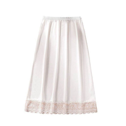 Urban Style Anti-Exposure Half-Length Slip Dress - Long A-Line Skirt - Buy Center US