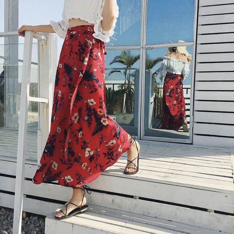 Women's Chiffon Beach Dress - Sun-proof A-line in Multiple Floral Prints - Buy Center US