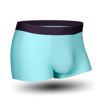 Buycenter Men's Ice Silk Underwear - Trendy Mid Waist, Breathable Fit - Buy Center US