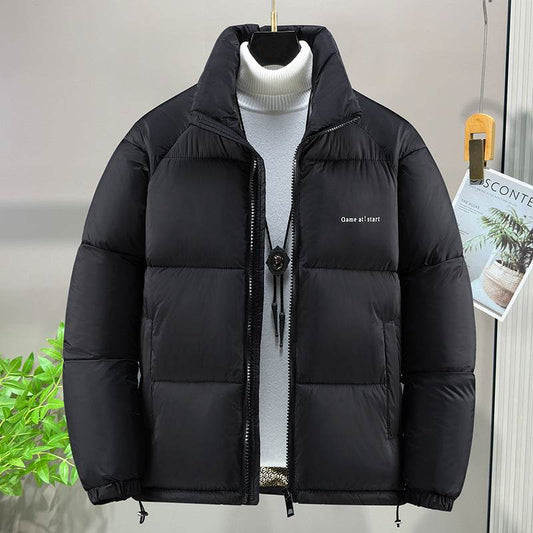 Buycenter Men's Casual Thick Coat - Cotton-Padded Jacket for Youth - Buy Center US
