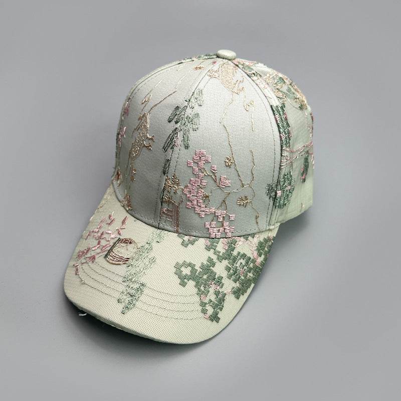 Printed Antique Baseball Cap for Women - Breathable & Sunshade Design - Buy Center US