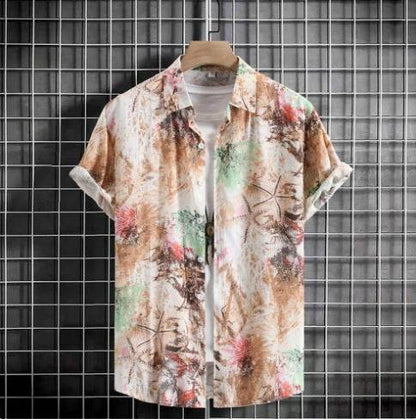 Buycenter Plus Size Casual 3D Short Sleeve Shirt - Summer Fashion - Buy Center US