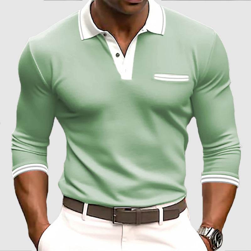 Men's Long Sleeve Button Sweatshirt - Digital Print for Sports & Leisure - Buy Center US