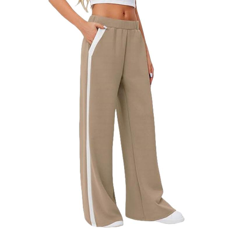 High Waist Wide Leg Yoga Pants - Casual Loose Fit in Multiple Colors - Buy Center US