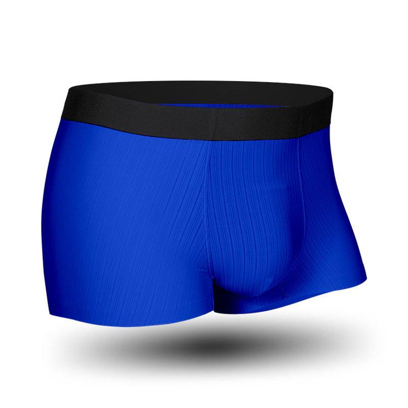 Buycenter Men's Ice Silk Underwear - Trendy Mid Waist, Breathable Fit - Buy Center US