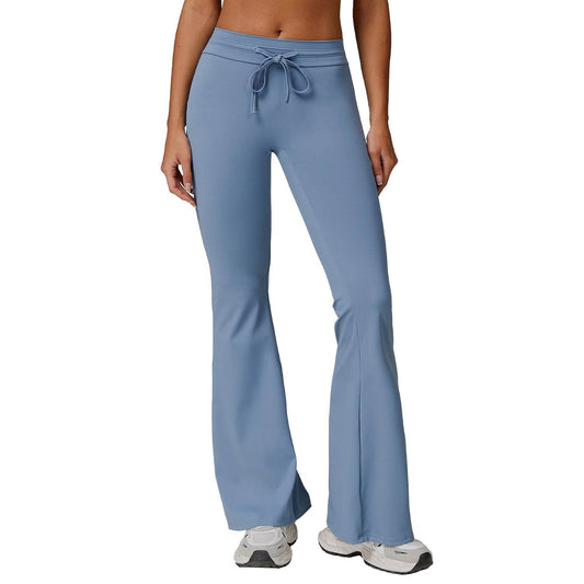 High Waist Sun Protection Bell-Bottom Pants - Breathable & Stylish - Buy Center US