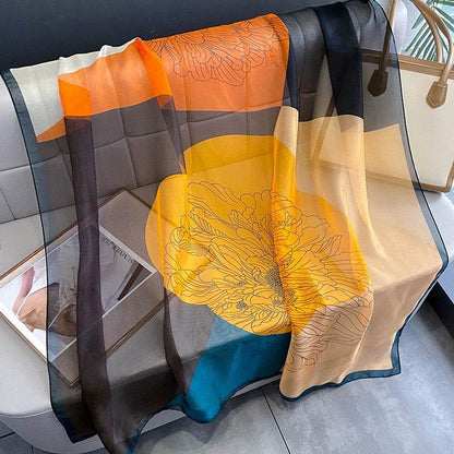 Thin Yourou Begonia Scarf Shawl - Elegant Summer Polyester Wrap - Buy Center US