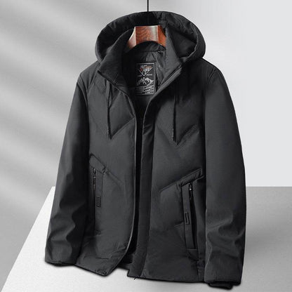 Buycenter Thickened Fleece Lined Winter Coat - Cotton & Polyester Blend - Buy Center US