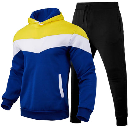 Buycenter Men's Color Matching Hoodie Sportswear Suit - Casual Spring Wear - Buy Center US