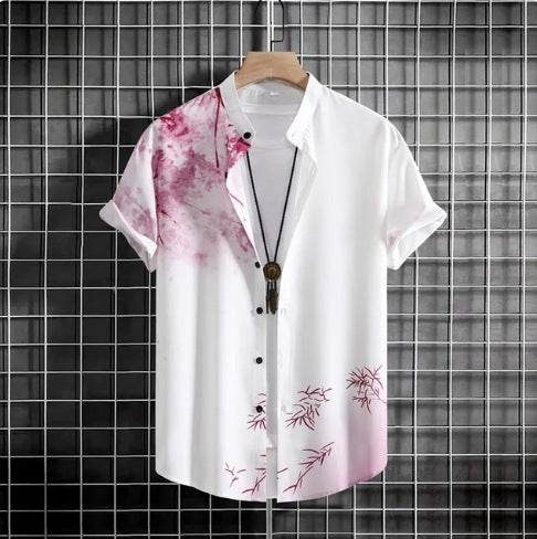 Buycenter Plus Size Casual 3D Short Sleeve Shirt - Summer Fashion - Buy Center US