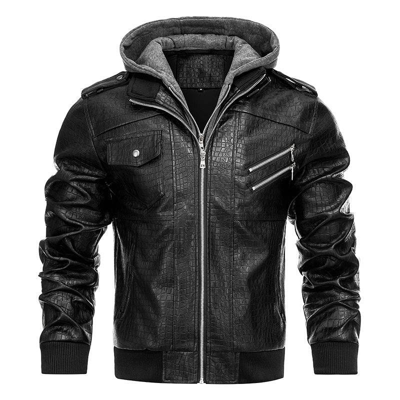 Buycenter Men's PU Leather Coat - Stylish, Retro Winter Jacket - Buy Center US