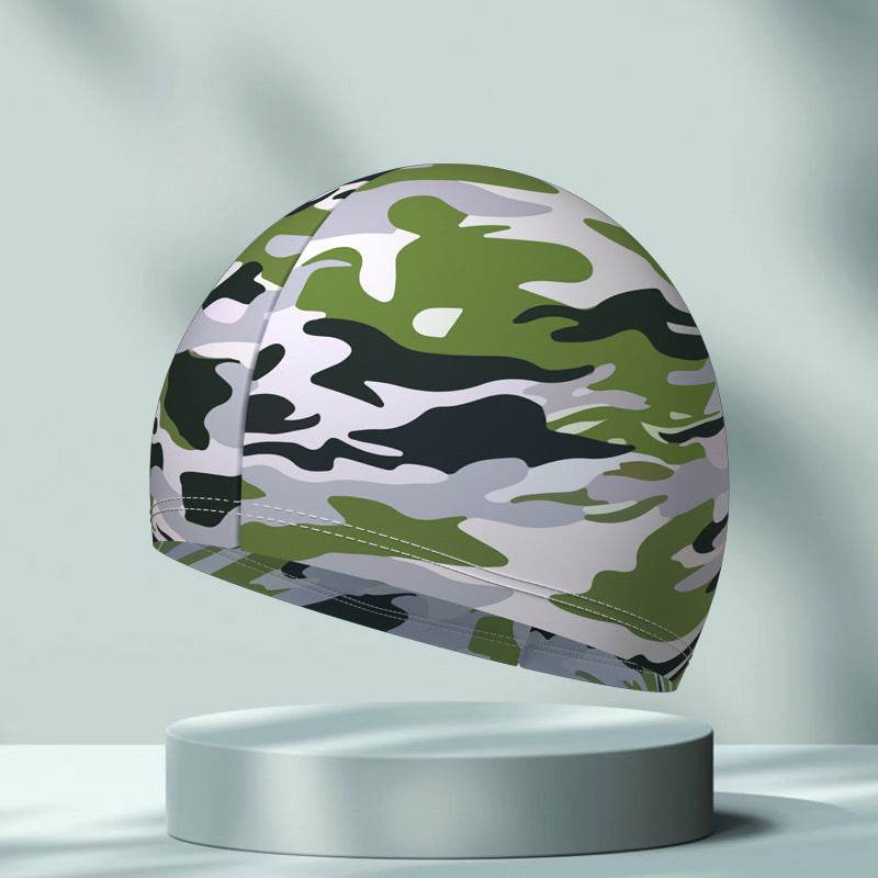 Comfortable High Elastic Swimming Cap - Stylish Patterns for Adults - Buy Center US