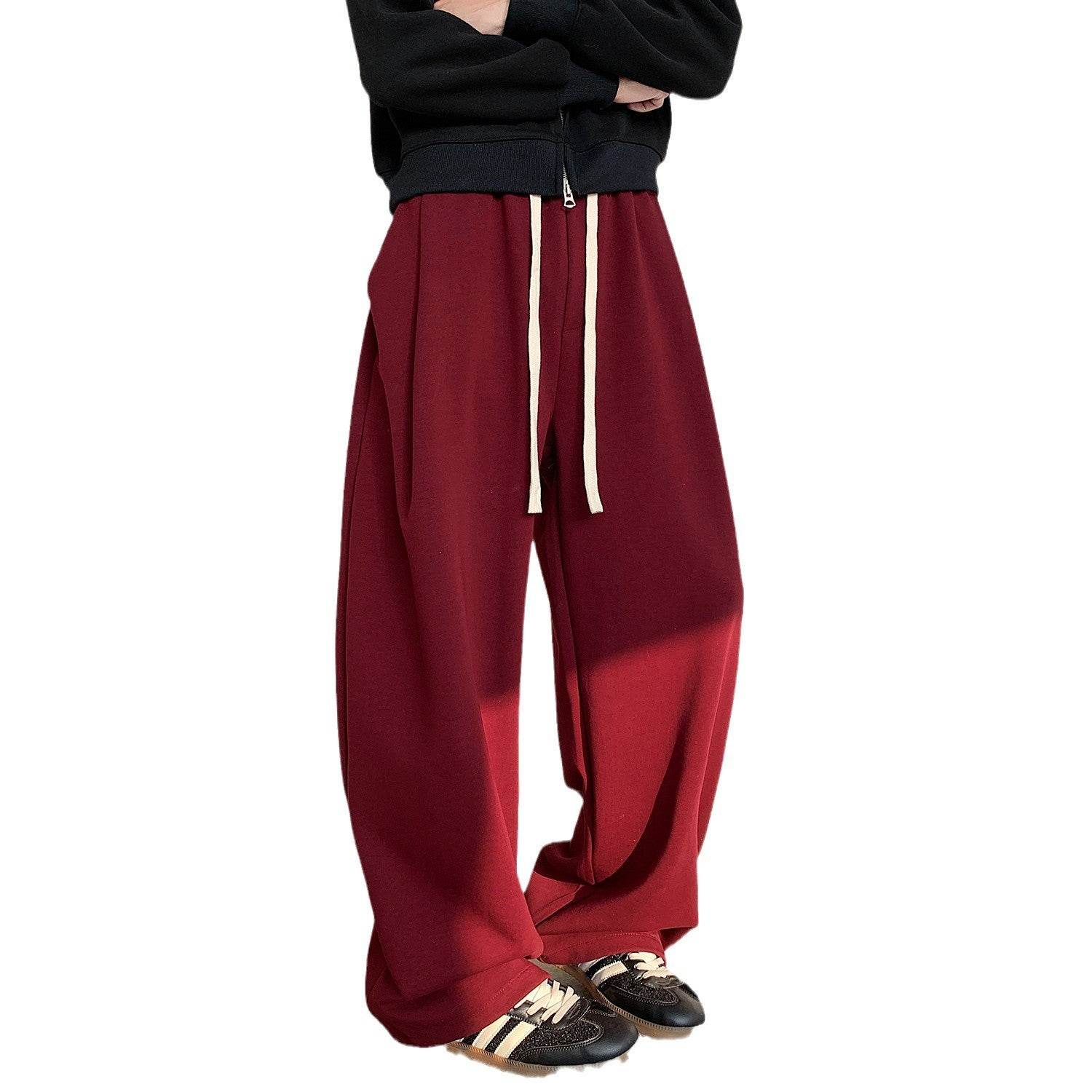 Buycenter Plus Size Fleece-lined Track Pants - Loose Fit, Cozy Comfort - Buy Center US
