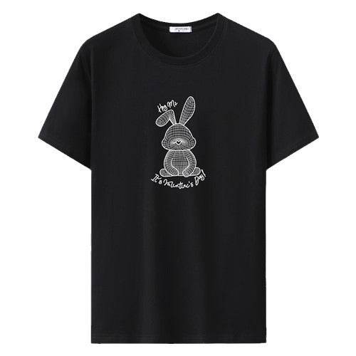 Spring Men’s Loose Half Sleeve Shirt - Plus Size Round Neck Cotton Tee - Buy Center US