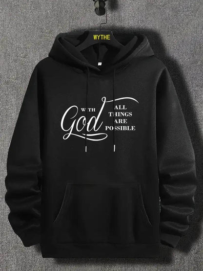 Buycenter Velvet Fall Winter Hoodie - Cotton Pullover for Men - Buy Center US