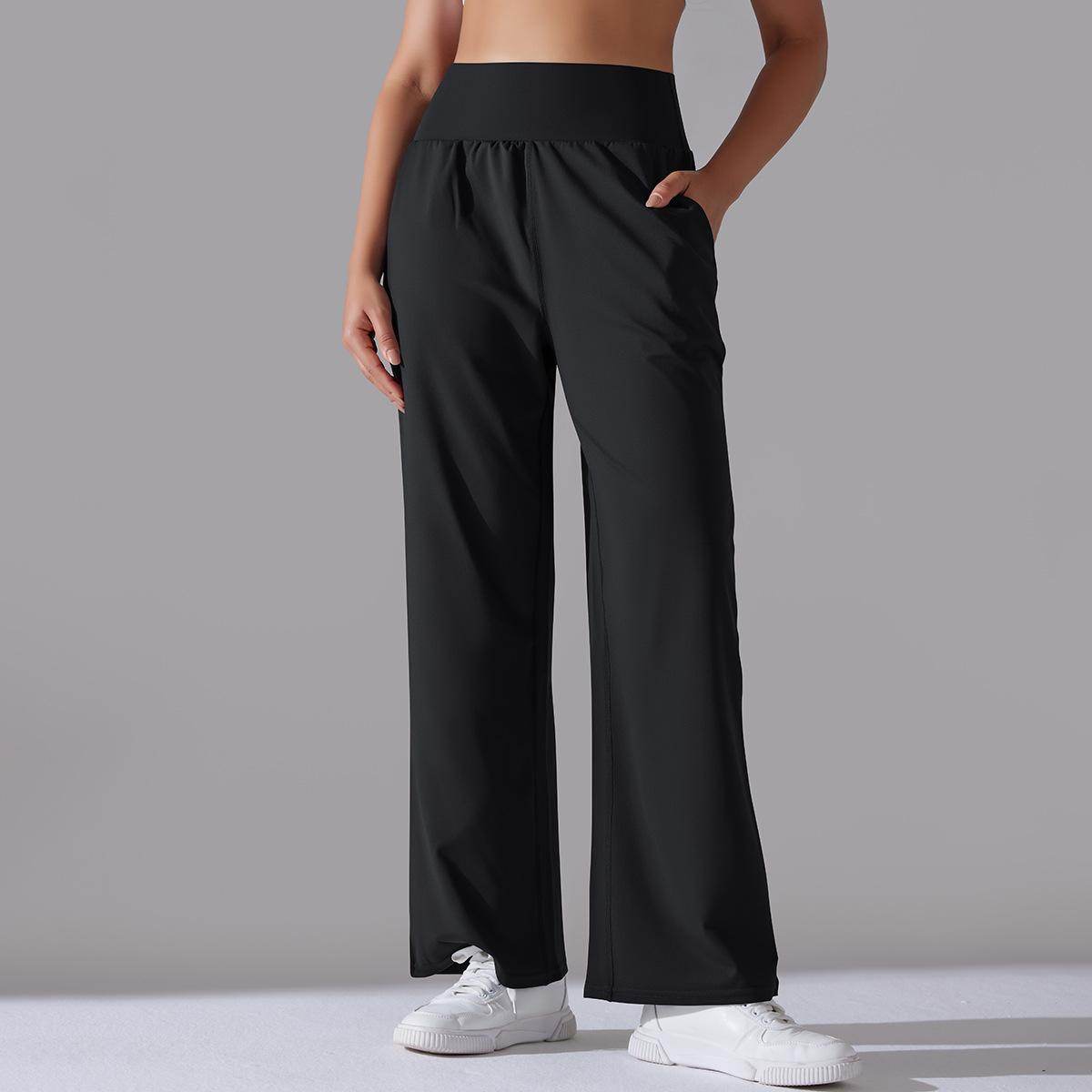 Women's Loose Wide Leg Yoga Pants - Comfortable, Stylish for Running - Buy Center US