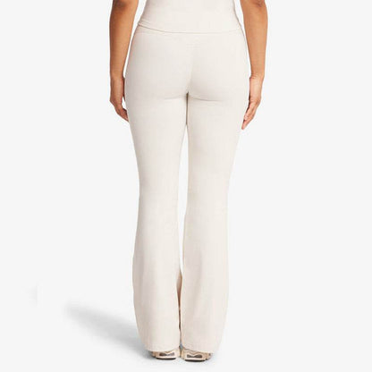 Waist Shaping Yoga Bootleg Pants - Moisture Absorbent for Active Sports - Buy Center US