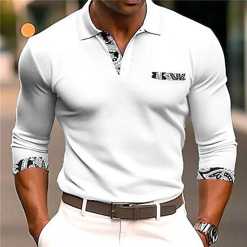 Men's Long Sleeve Button Sweatshirt - Digital Print for Sports & Leisure - Buy Center US