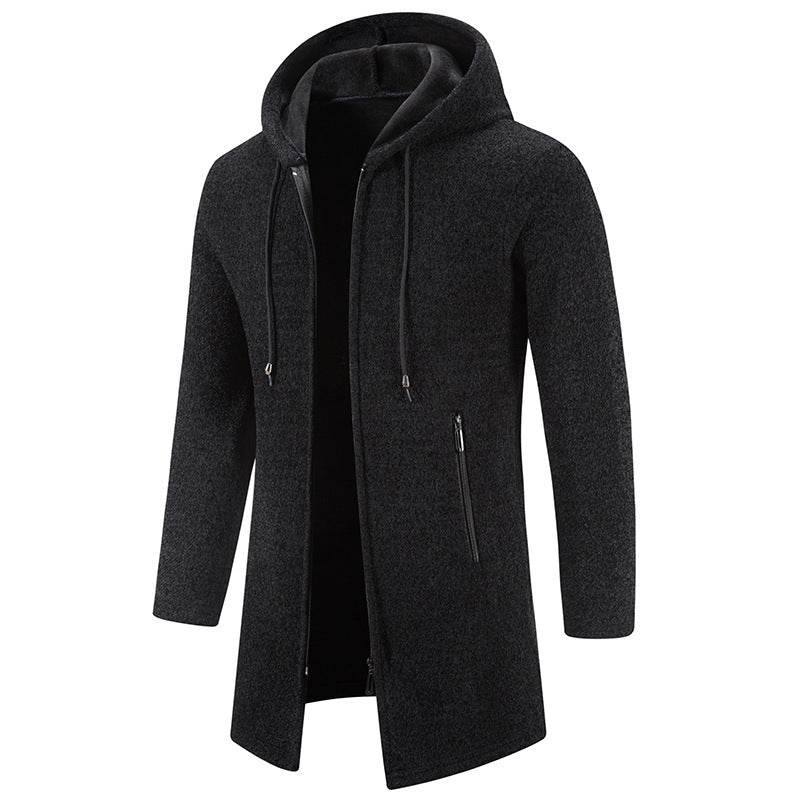 Buycenter Men's Casual Hooded Zipper Cardigan - Plus Size & Stylish - Buy Center US