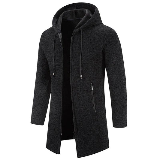 Buycenter Men's Casual Hooded Zipper Cardigan - Plus Size & Stylish - Buy Center US