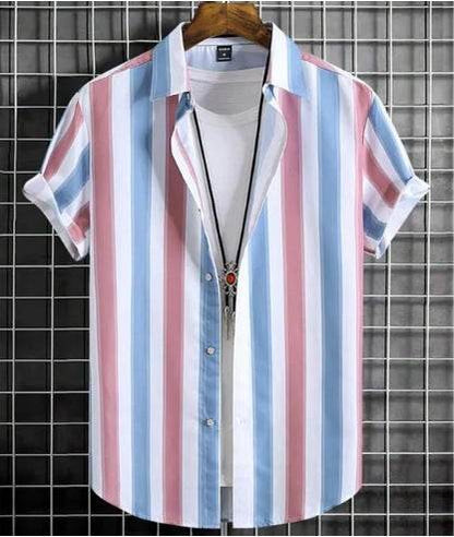 Buycenter Plus Size Casual 3D Short Sleeve Shirt - Summer Fashion - Buy Center US