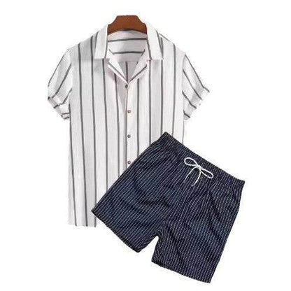 Buycenter Casual Beach Suit: Digital Printing Shirt Cardigan for Summer - Buy Center US